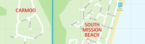 Cassowary Coast Informer - Map 13: South Mission Beach & Carmoo